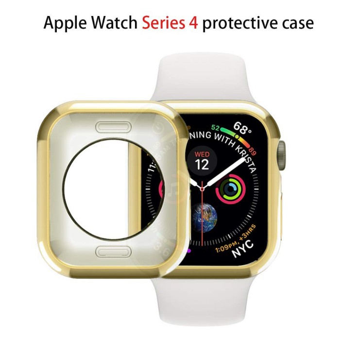 TPU Soft Electroplating Shiny Case Apple Watch 38mm 40mm 42mm 44mm