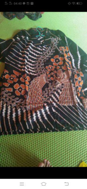 Batik Dolby Dolbi Dobby Doby Tenun Sutra Tulis Katun Atbm Baron Atasan Batik Wanita Sogan Srg308