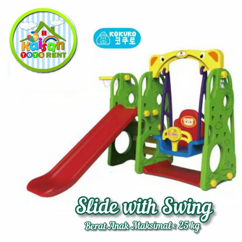 Perosotan dan Ayunan Anak / Slide and Swing / Prosotan Ayunan - Sewa Mainan Anak