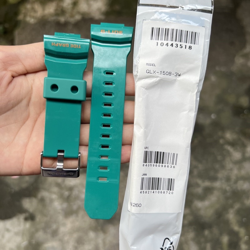 Strap tali jam tangan casio g-shock original GLX-150B 3W band GLX 150B