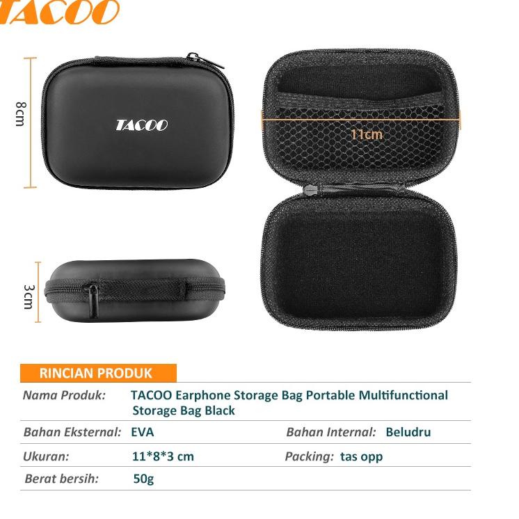 PROMO MURAH TACOO Wired Headset Earphone Gaming Earphone In-Ear Noise Cancelling Bass Stereo 3.5mm+s