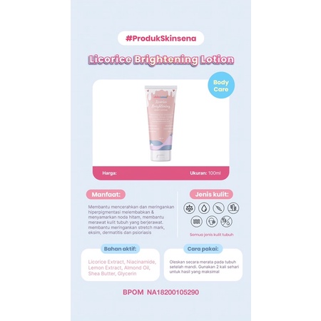 Body Lotion Skinsena