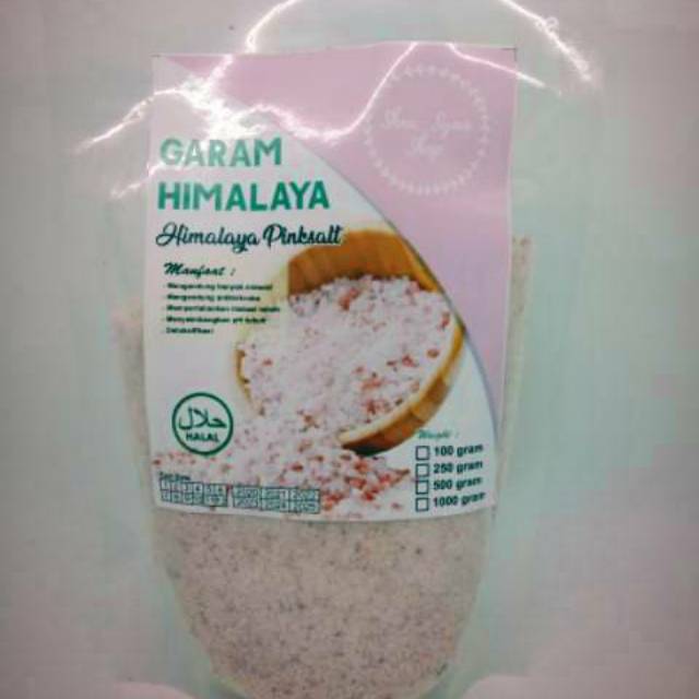 

Garam Himalaya Pink Salt 500 Gr