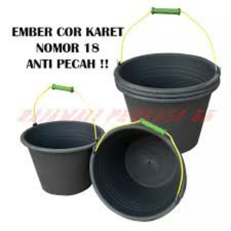 EMBER COR PLASTIK ANTI PECAH/EMBER HITAM/EMBER AIR/EMBER SERBAGUNA