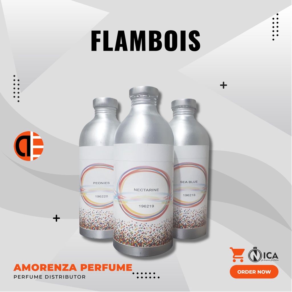 Bibit Parfum Murni FLAMBOIS - FLAMBO Nica Fragrance 250ml Segel Pabrik