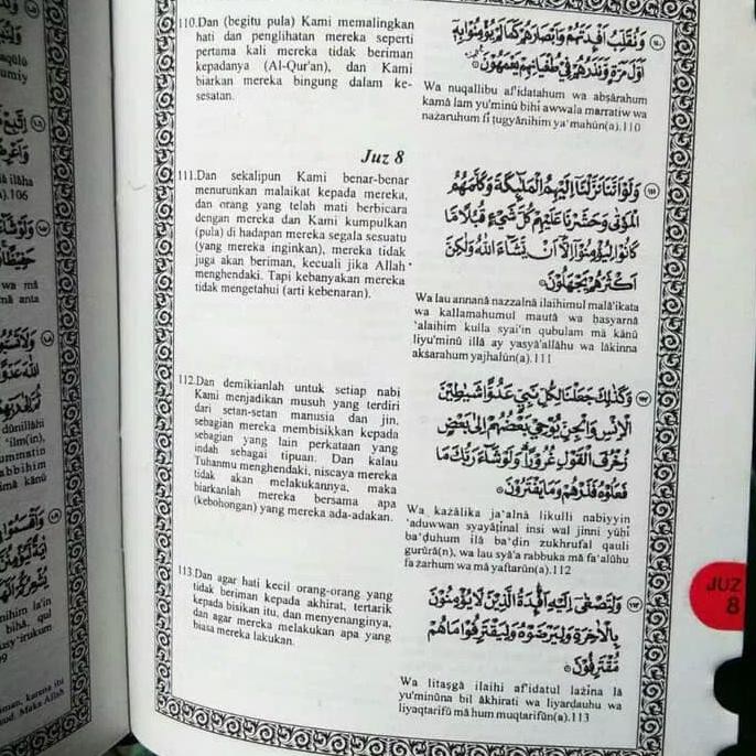 Alquran Terjemah Transeliterasi Arab Latin