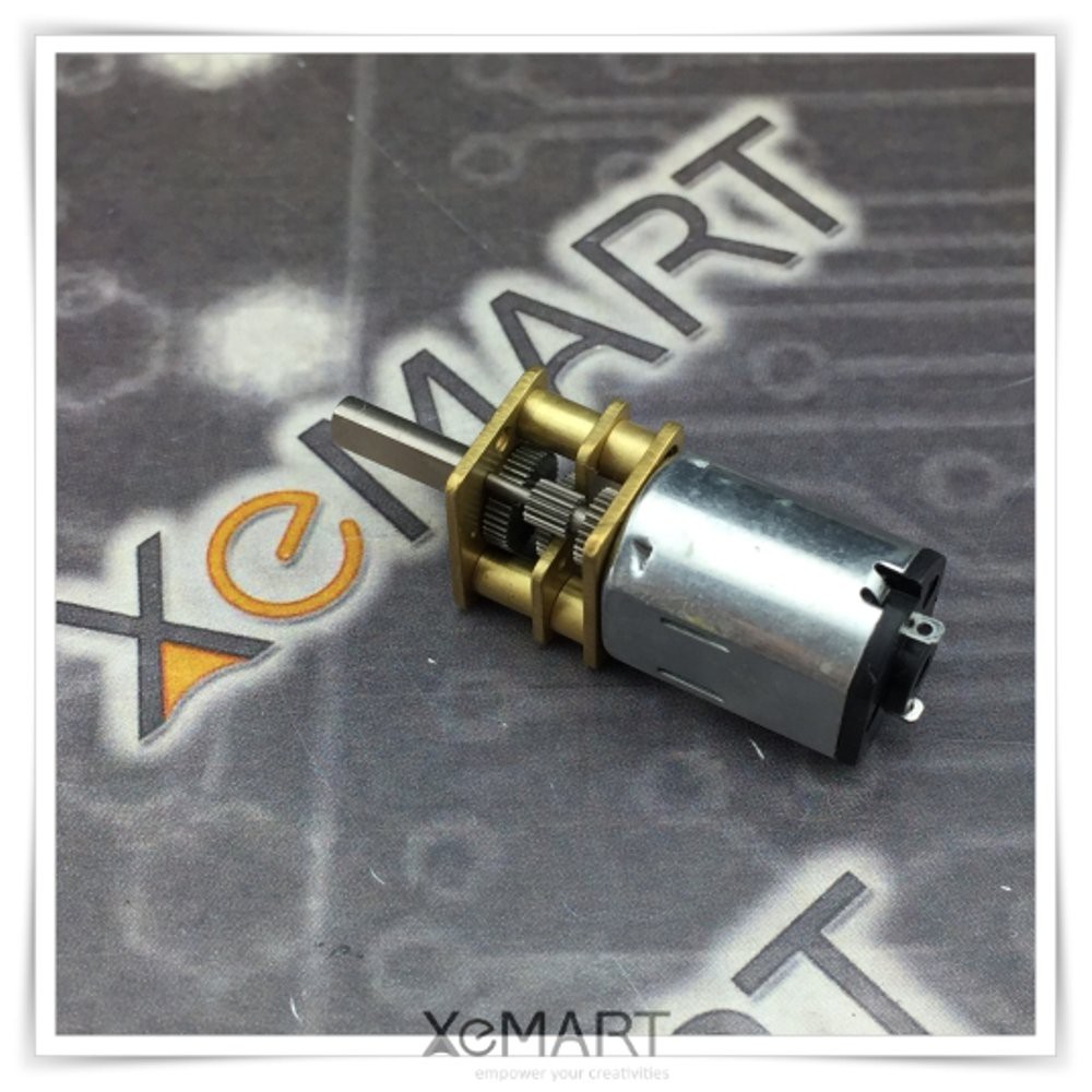 N20 3V Geared Micro Motor 100 RPM 3mm Shaft
