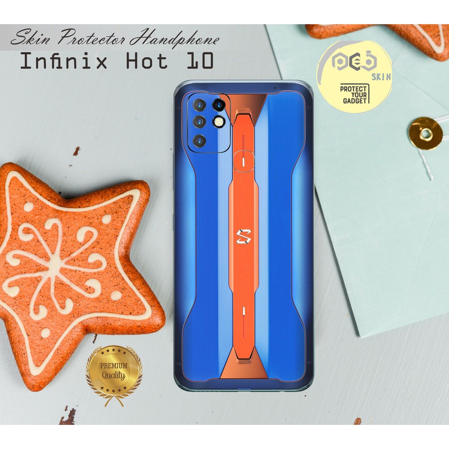 Garskin HP Infinix Hot 10 motif  Shark Blue - Free custom Motif