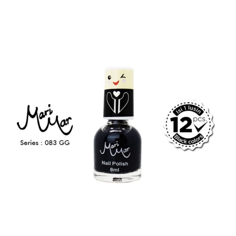 MARIMAR Nail Polish Hitam GIRLSNEED77