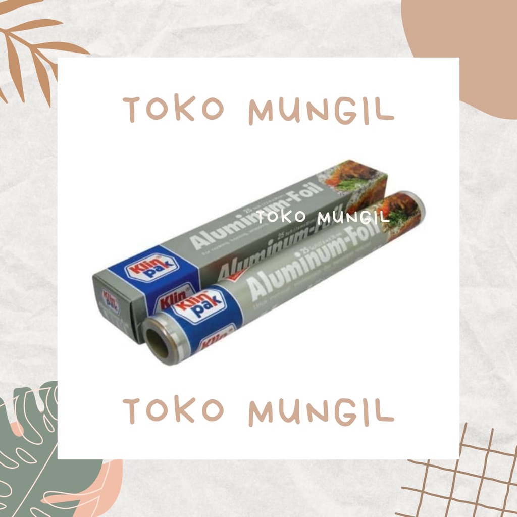 

Klinpak Alumunium Foil Jumbo 8x45 cm Refill