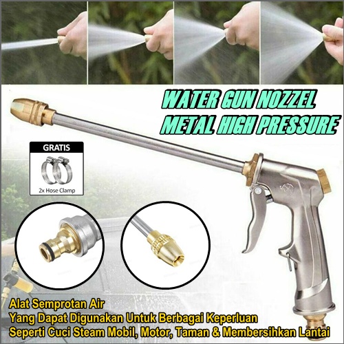 TERBARU semprotan air mobil water gun long nozzle alat semprotan cuci mobil dan motor terbaik origin