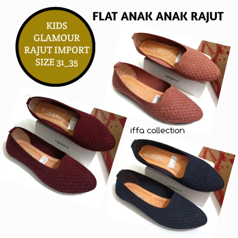 sepatu rajut anak anak rajut import GLAMOUR