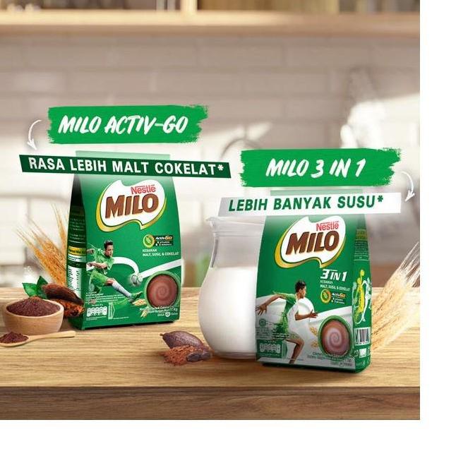 

Telah Hadir.. MILO ACTIV-GO 3in1 Pouch 1kg+200g Pouch