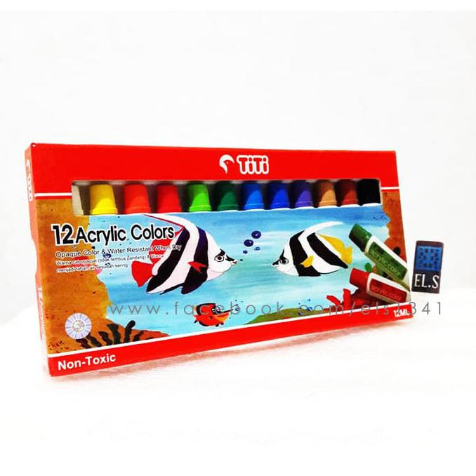 

HOT SALE Titi Acrylic Paint 12 Colors Set