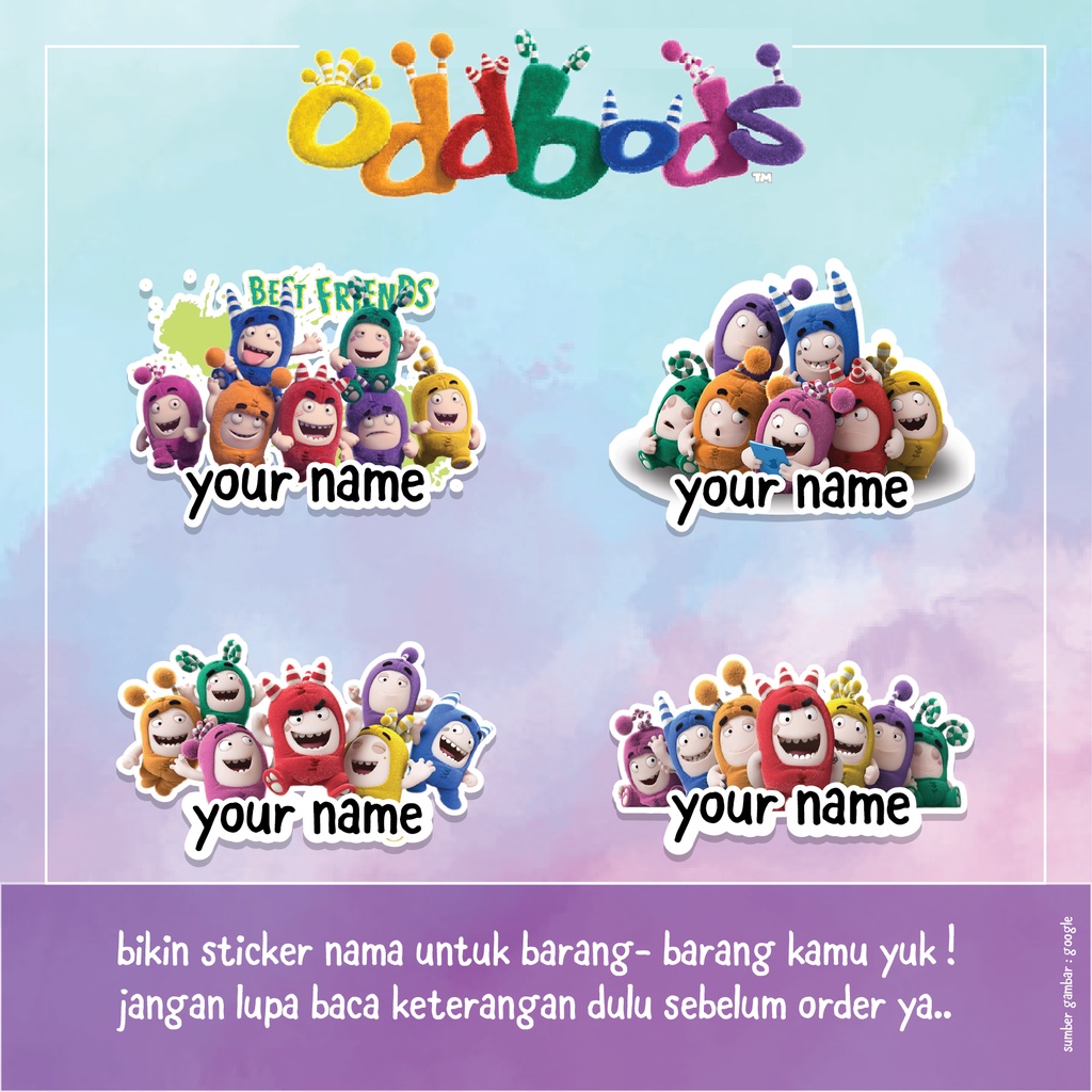 

Label sticker dan label baju iron murah custom nama rumah uwais