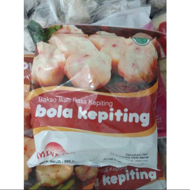 

Bola kepiting / bakso kepiting 500gr minaku