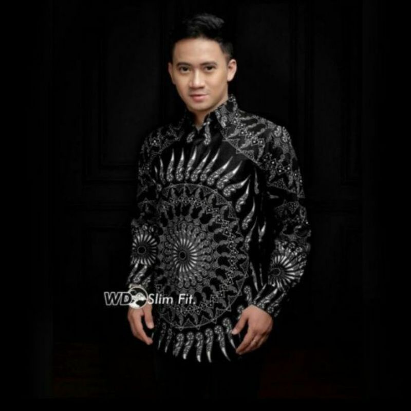 KEMEJA BATIK LENGAN PANJANG MOTIF KENONGO MODERN