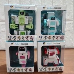 Mainan Puzzle Brick Angka dan Huruf Jadi Robot