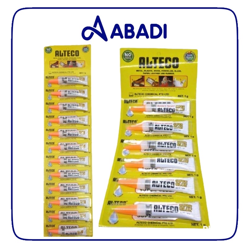 

Alteco Super Glue 1 Gram & 3 Gram Asli isi 12
