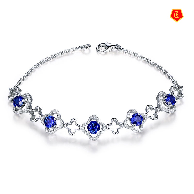 [Ready Stock]Luxury Noble Sapphire Bracelet