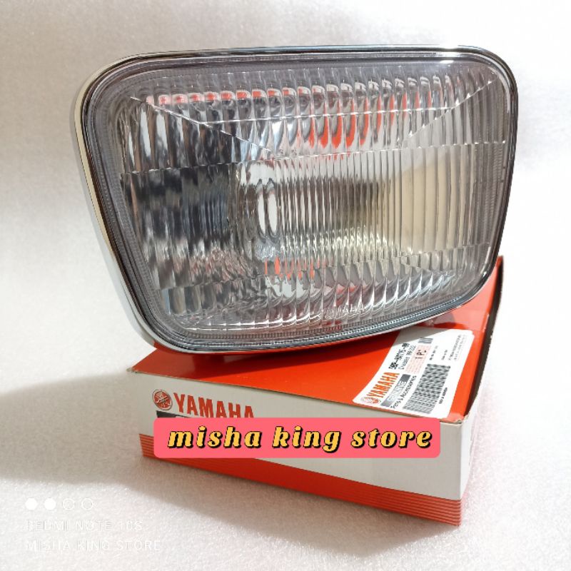 Reflektor lampu rx king new oval plus ring original yamaha rx king ori