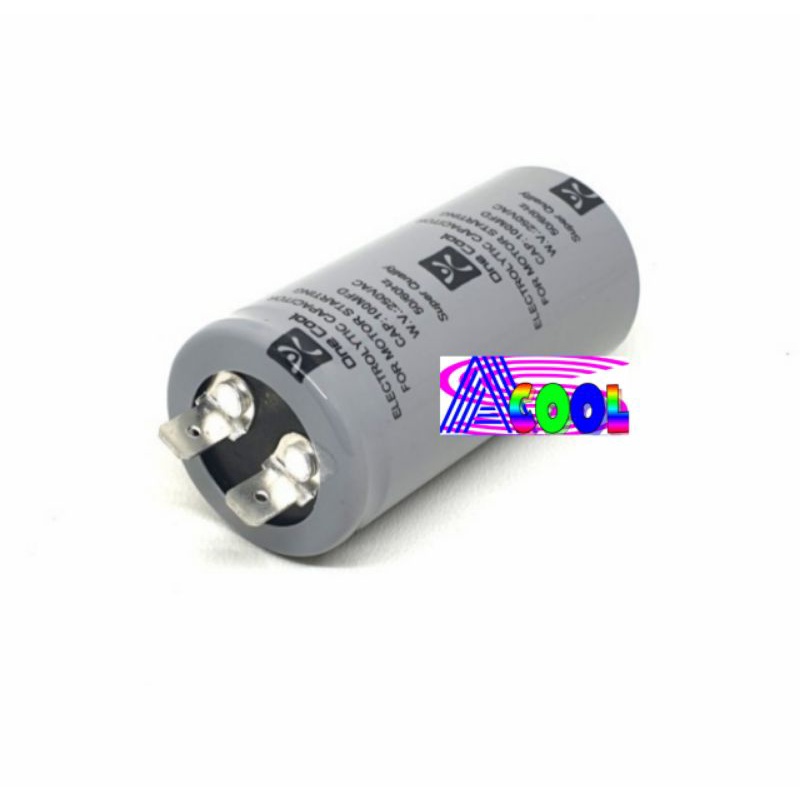 Kapasitor Starting 100 uf/Capacitor 100uf/Capasitor Starting 100MFD