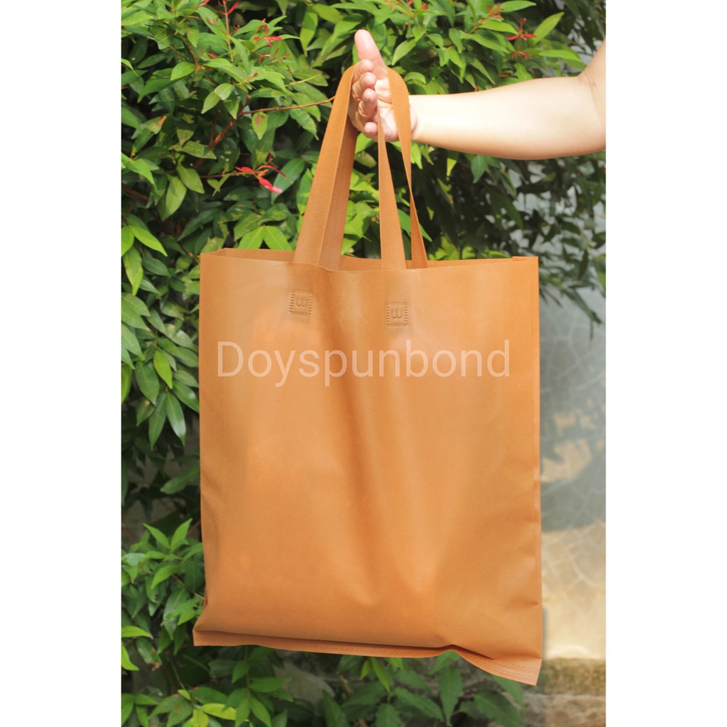 Tas Belanja Indomaret Alfamart Size Jumbo 38x45x10 | Tas Spunbond Tali Kuat dan Tebal | Goodie Bag