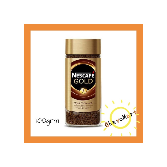 Nescafe Gold blend / Nescafe rich and smooth / Black coffee 100g