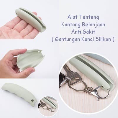 Hand Grip Karet Silikon Cantolan Tas belanja Shopping Bag Holder Pembawa Kresek Belanja Alat Tenteng Kantong Belanja Anti Sakit