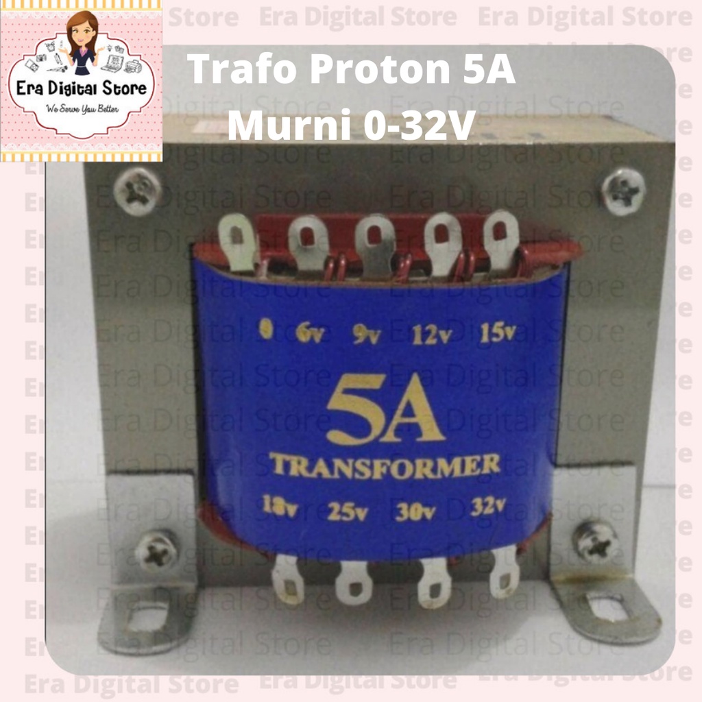 Trafo Proton 5A Murni 0-32V
