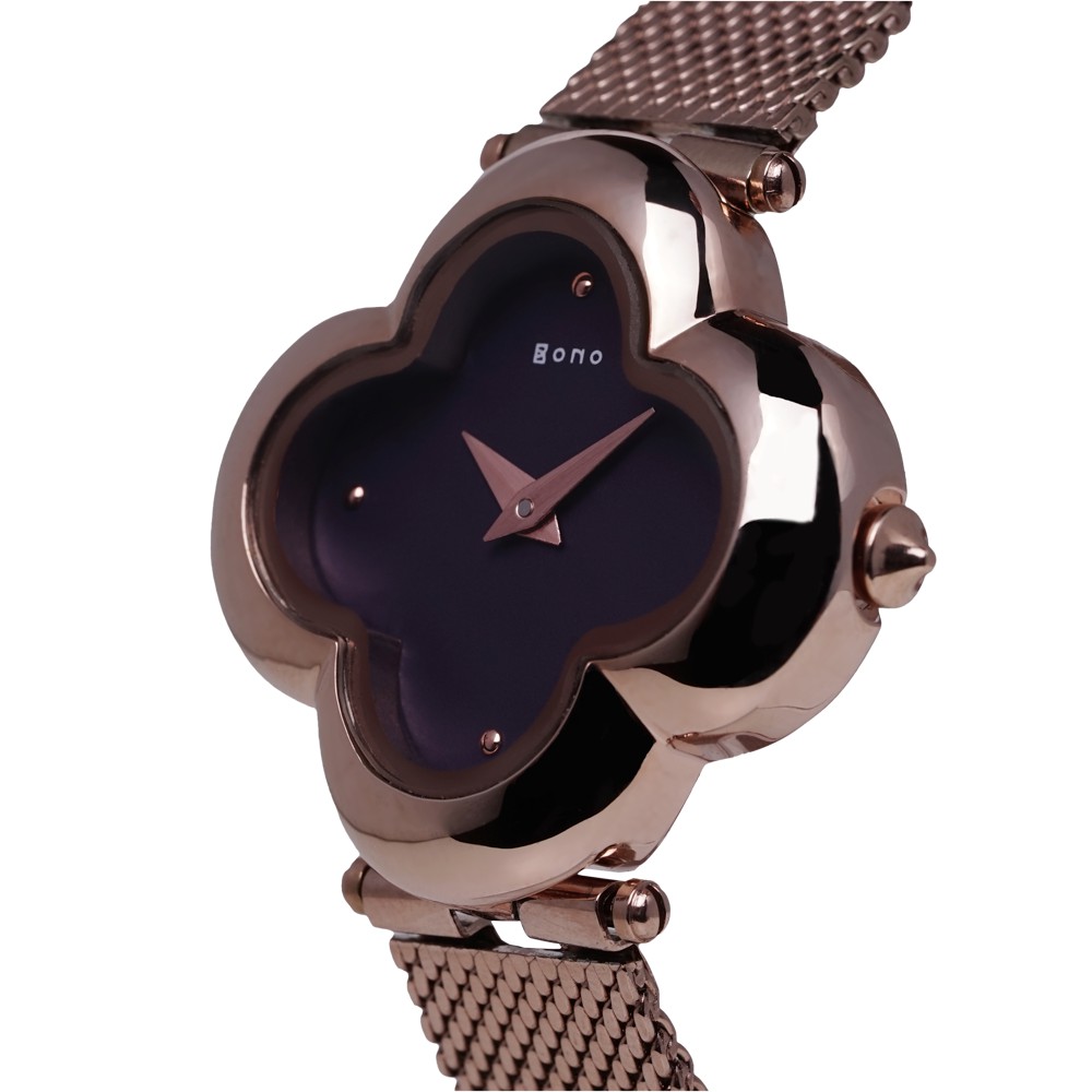 Bono - Clover Lilac Milanese - Jam Tangan Wanita