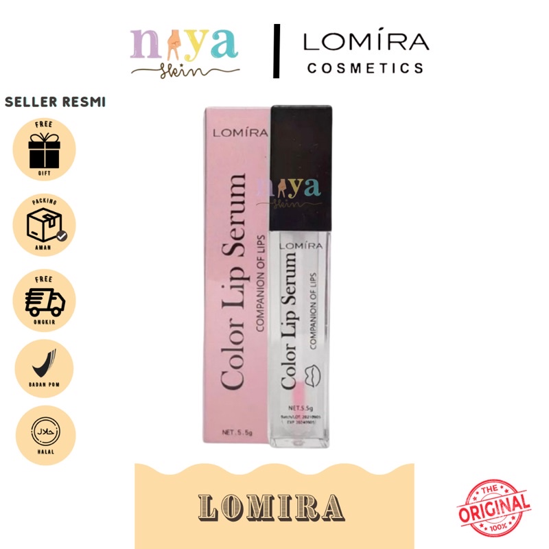 BPOM BUY 1 FREE GIFT Lomira Lip Serum