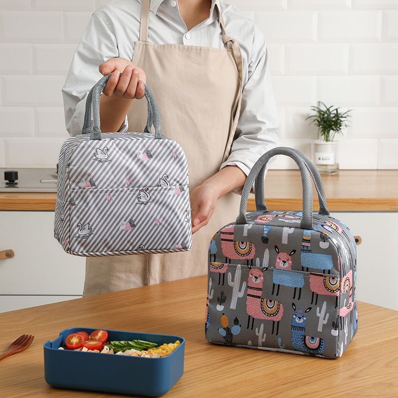 Tas Bekal Makan Model Resleting / Lunch Cooler Bag / Tas