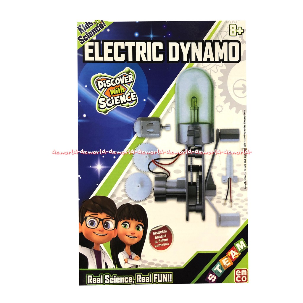 Emco Kids Science Electric Dynamo Kit Mainan Science Anak Membuat Dinamo Listrik Kabel Emko