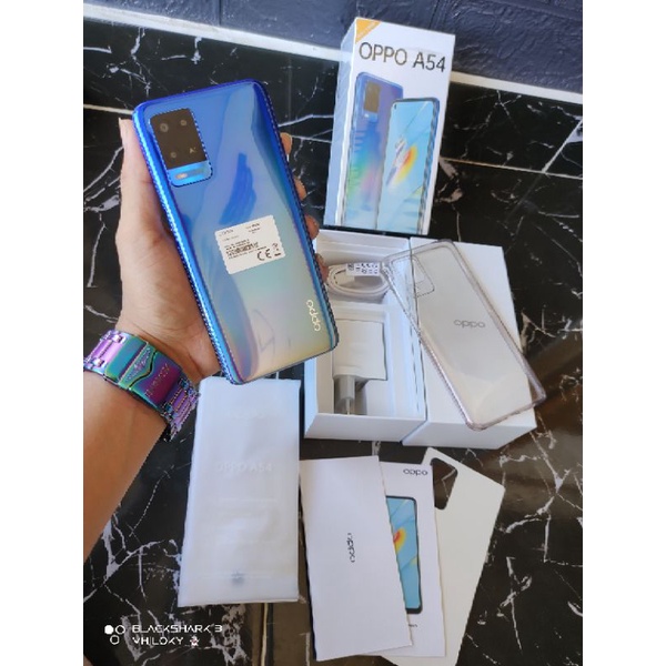OPPO A54 RAM 6/128GB LIKE NEW GARANSI RESMI TERMURAH