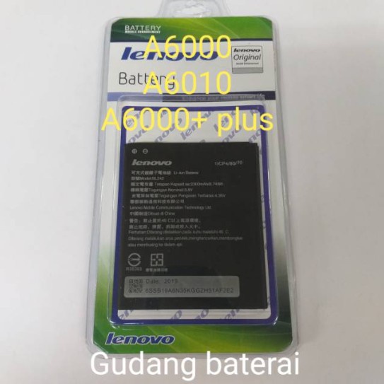 Baterai lenovo BL 242 A6000 A6000plus A6010