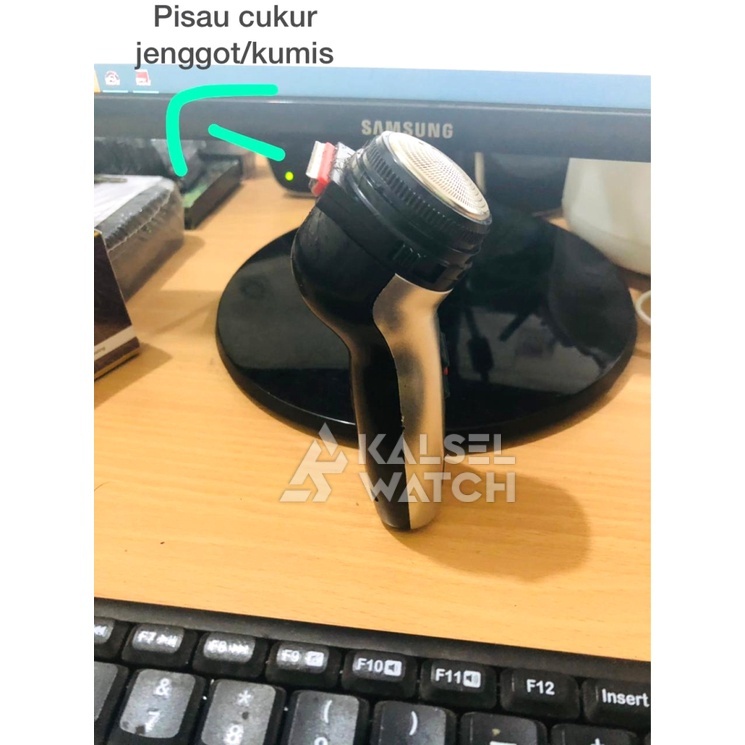 Alat Cukur Pencukur Jenggot Kumis Jambang Rambut Jabis Brewok Rechargeable Baterai Kang Ling Otomatis Elektronik ACK20