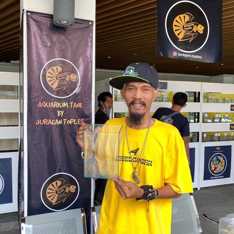 Aquarium Mini Akrilik | Soliter Ikan Cupang Akrilik Ikan Cupang 4 Liter Jamin Terbaik