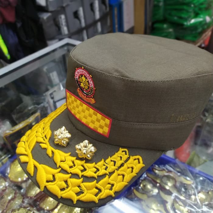 ORIGINAL TOPI SATPOL PP GOL 4 A ASTNST