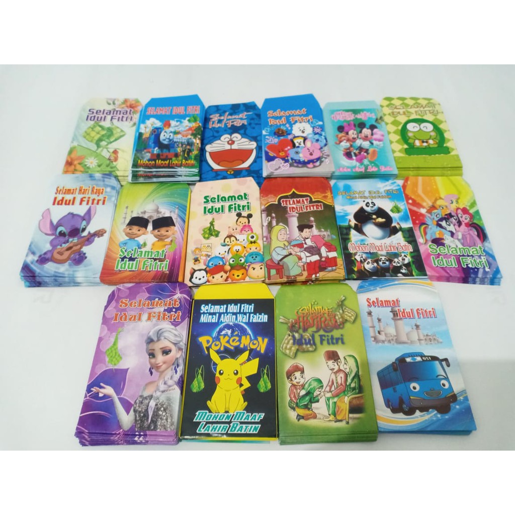 

Amplop / Angpao Lebaran Idul Fitri Motif Karakter [100 Pcs] (COD) Aisyah Shoop