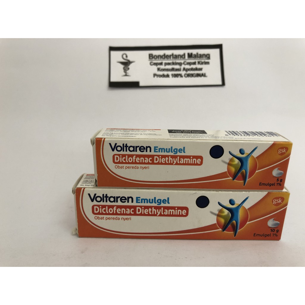 VOLTAREN EMULGEL Gel 5gr 10gr / Aclonac / Nyeri Otot / Nyeri Sendi / Memar / Keseleo / Terkilir/ kec