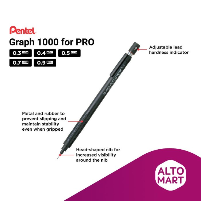 

Bagus Pentel Graph 1000 For Pro Mechanical Pencil Pensil Mekanik Diskon