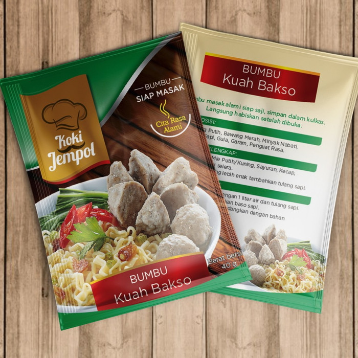 

Promo Terbatas - Bumbu Bakso Khusus Gojek/Grab