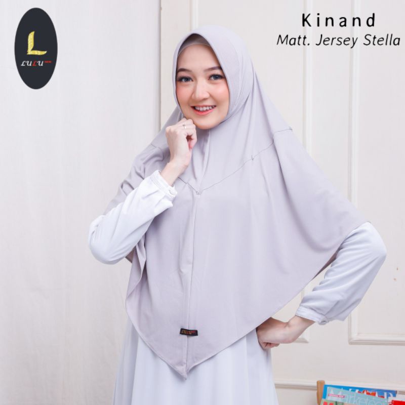 [Ori LULU] KINAND••hijab instan bergo pet variasi bunga••jersey stella