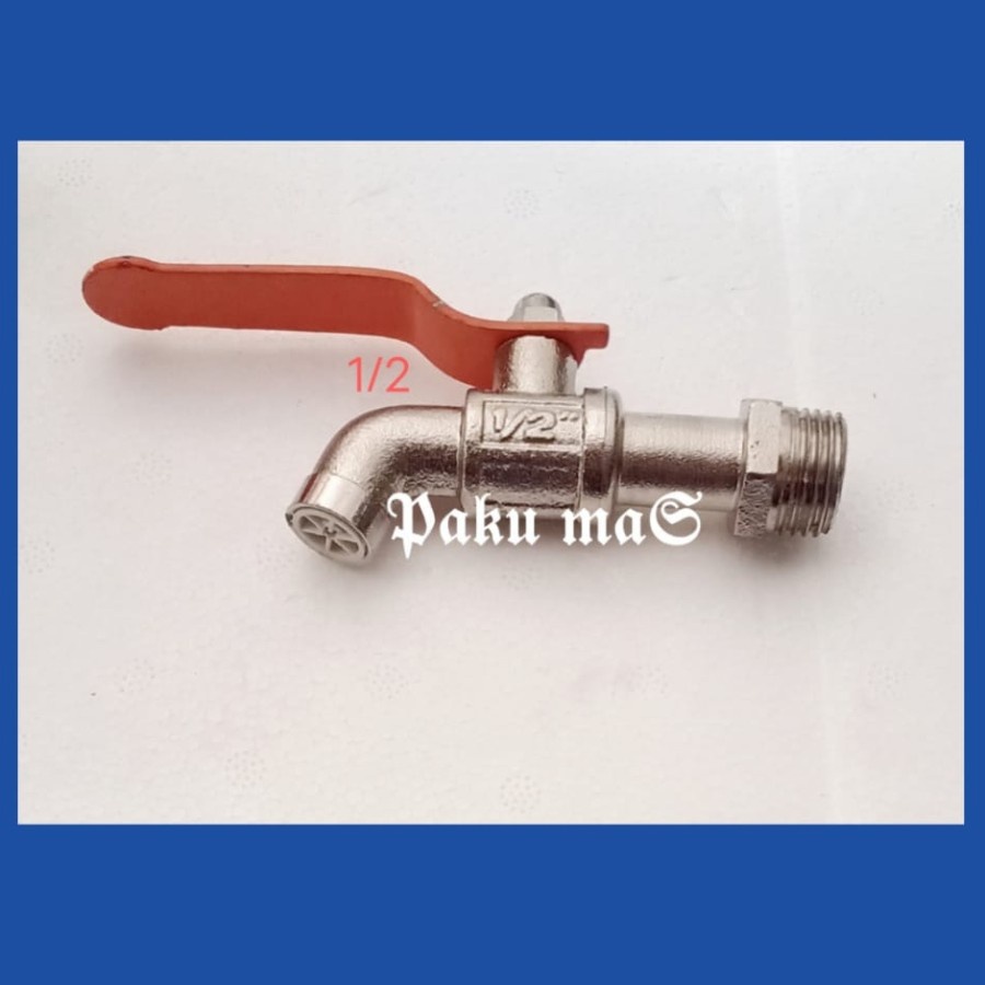 kran air amico besi ukuran 1/2