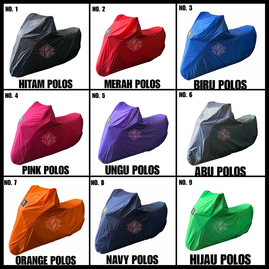 Cover Motor Outdoor, Cover Motor Waterproof, Cover Motor Custom, Cover Motor Nmax, Pcx, Aerox, Supra, Vario, Vespa Matic, Vespa 2 Tak, Beat, Mio, Soul Gt, Lexy, Scoopy, Piagio, Nuvo, Mx King, Adv, Trail, Sport, Bebek, Size Custom &amp; Motor Lainnya