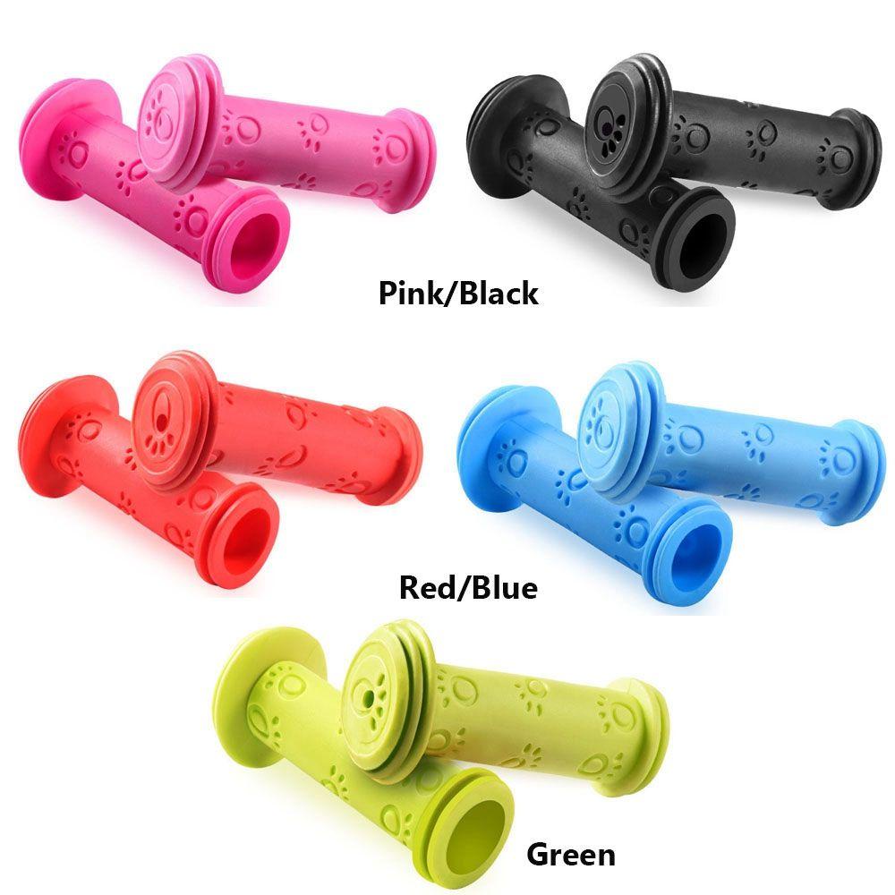 Chookyy Rubber Grip 2.2cm Kaliber Warna Warni Biru Merah Sepeda Roda Tiga Anak Sepeda Parts