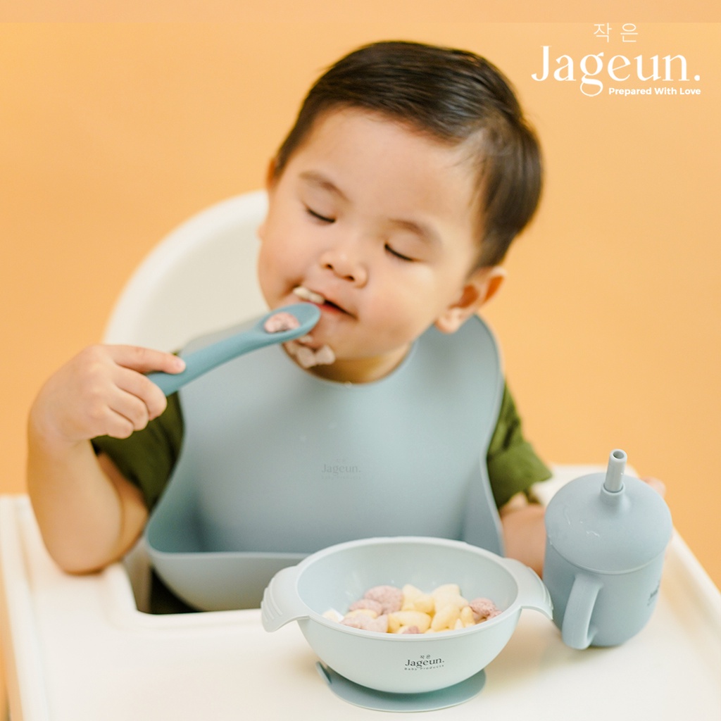 JAGEUN Premium Silicone Baby Spoon | Sendok Makan MPASI Bayi Silikon