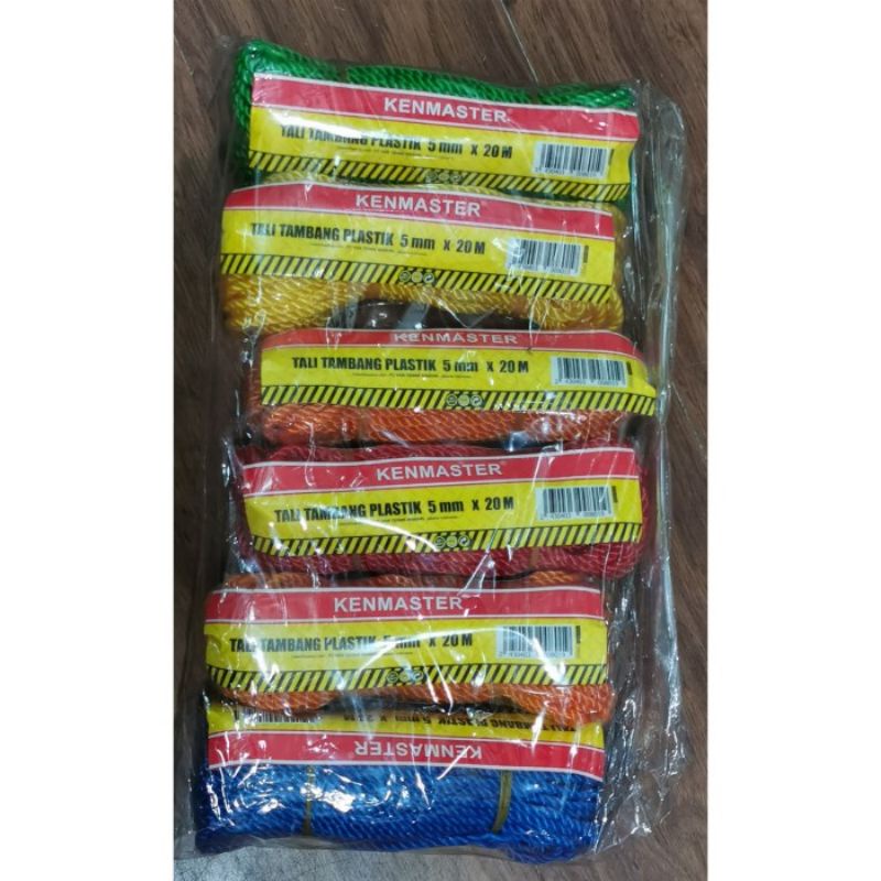 

Tali Tambang 5mm x 20m merk Kenmaster Tali Tambang Plastik