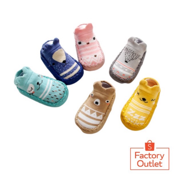 BABYFIT PATTERN MOCCASINS sepatu bayi prewalker kaos kaki anak import 0822